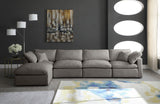 Plush Velvet Modular Sectional Sofa - Cloud-Like Comfort with Overstuffed Cushions & Custom Style