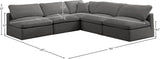 Plush Velvet Modular Sectional Sofa - Cloud-Like Comfort with Overstuffed Cushions & Custom Style