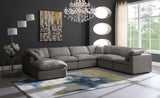Plush Velvet Modular Sectional Sofa - Cloud-Like Comfort with Overstuffed Cushions & Custom Style