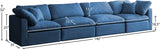 Plush Modular Sofa - Luxurious Cloud-Like Comfort with Soft Overstuffed Cushions for Relaxation