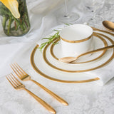 Velo Brushed Gold 5pc Place Setting
