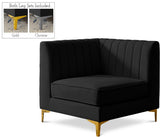 Alina Modular Corner Chair - Stylish Contemporary Design with Deep Channel Tufting for Comfort