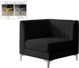 Alina Modular Corner Chair - Stylish Contemporary Design with Deep Channel Tufting for Comfort