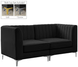 Alina Velvet Modular Sofa - Modern Deep Channel Tufted Design for Customizable Comfort & Style