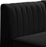 Alina Velvet Modular Sofa - Modern Deep Channel Tufted Design for Customizable Comfort & Style