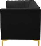 Alina Velvet Modular Sofa - Modern Deep Channel Tufted Design for Customizable Comfort & Style