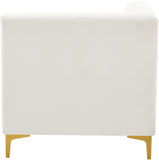 Alina Modular Corner Chair - Stylish Contemporary Design with Deep Channel Tufting for Comfort