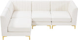 Alina Velvet Modular Sectional Sofa - Modern Deep Channel Tufting with Custom Configurations & Style