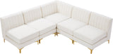 Alina Velvet Modular Sectional Sofa - Modern Deep Channel Tufting with Custom Configurations & Style
