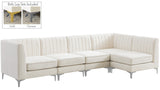 Alina Velvet Modular Sectional Sofa - Modern Deep Channel Tufting with Custom Configurations & Style