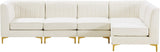 Alina Velvet Modular Sectional Sofa - Modern Deep Channel Tufting with Custom Configurations & Style