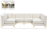 Alina Velvet Modular Sectional Sofa - Modern Deep Channel Tufting with Custom Configurations & Style