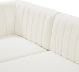 Alina Velvet Modular Sectional Sofa - Modern Deep Channel Tufting with Custom Configurations & Style