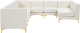 Alina Velvet Modular Sectional Sofa - Modern Deep Channel Tufting with Custom Configurations & Style