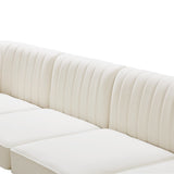 Alina Velvet Modular Sectional Sofa - Modern Deep Channel Tufting with Custom Configurations & Style