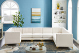 Alina Velvet Modular Sectional Sofa - Modern Deep Channel Tufting with Custom Configurations & Style