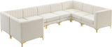 Alina Velvet Modular Sectional Sofa - Modern Deep Channel Tufting with Custom Configurations & Style