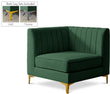 Alina Modular Corner Chair - Stylish Contemporary Design with Deep Channel Tufting for Comfort