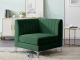 Alina Modular Corner Chair - Stylish Contemporary Design with Deep Channel Tufting for Comfort