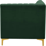 Alina Modular Corner Chair - Stylish Contemporary Design with Deep Channel Tufting for Comfort