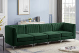 Alina Velvet Modular Sectional Sofa – Modern Deep Channel Tufting, Custom Configurations & Comfort