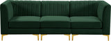 Alina Velvet Modular Sectional Sofa – Modern Deep Channel Tufting, Custom Configurations & Comfort