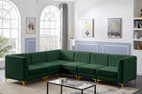 Alina Velvet Modular Sectional Sofa – Modern Deep Channel Tufting, Custom Configurations & Comfort