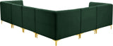 Alina Velvet Modular Sectional Sofa – Modern Deep Channel Tufting, Custom Configurations & Comfort
