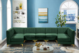 Alina Velvet Modular Sectional Sofa – Modern Deep Channel Tufting, Custom Configurations & Comfort