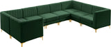 Alina Velvet Modular Sectional Sofa – Modern Deep Channel Tufting, Custom Configurations & Comfort
