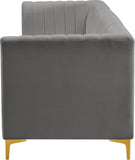 Alina Velvet Modular Sofa: Luxurious Deep Channel Tufting for Modern Comfort and Custom Configurations
