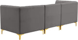 Alina Velvet Modular Sofa: Luxurious Deep Channel Tufting for Modern Comfort and Custom Configurations