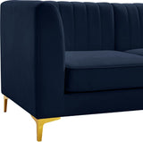 Alina Modular Contemporary Armless Chair with Deep Channel Tufting – Stylish & Customizable Seating