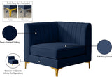Alina Modular Corner Chair - Stylish Contemporary Design with Deep Channel Tufting for Comfort