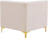 Alina Modular Corner Chair - Stylish Contemporary Design with Deep Channel Tufting for Comfort