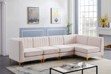Alina Velvet Modular Sectional Sofa - Luxurious Black Upholstery with Deep Tufting & Custom Configurations
