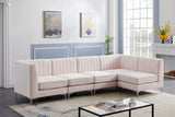 Alina Velvet Modular Sectional Sofa - Luxurious Black Upholstery with Deep Tufting & Custom Configurations