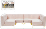 Alina Velvet Modular Sectional Sofa - Luxurious Black Upholstery with Deep Tufting & Custom Configurations