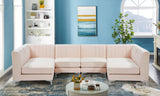 Alina Velvet Modular Sectional Sofa - Luxurious Black Upholstery with Deep Tufting & Custom Configurations