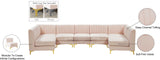 Alina Velvet Modular Sectional Sofa - Luxurious Black Upholstery with Deep Tufting & Custom Configurations