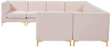 Alina Velvet Modular Sectional Sofa - Luxurious Black Upholstery with Deep Tufting & Custom Configurations