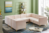 Alina Velvet Modular Sectional Sofa - Luxurious Black Upholstery with Deep Tufting & Custom Configurations