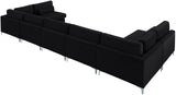Julia Velvet Modular Sectional Sofa - Cozy Contemporary Design with Gold & Chrome Legs, Versatile Comfort