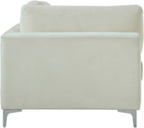 Julia Modular Corner Chair - Cozy Velvet Seating with Custom Gold & Chrome Legs for Modern Living Spaces