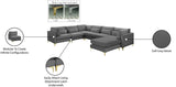 Julia Velvet Modular Sectional Sofa - Stylish, Customizable Comfort for Contemporary Living Spaces