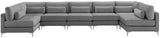 Julia Velvet Modular Sectional Sofa - Stylish, Customizable Comfort for Contemporary Living Spaces