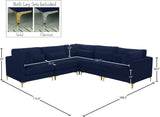 Julia Velvet Modular Sectional Sofa: Luxurious Comfort, Customizable Design, Perfect for Any Space