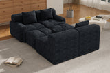 NEXO 135" 4-Seater Sofa with 2 Ottomans