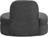 Mitzy Velvet Chair - Elegant Kidney-Shaped Design for Contemporary Spaces, Perfect for Relaxation