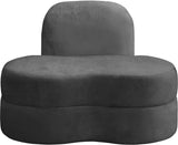 Mitzy Velvet Chair - Elegant Kidney-Shaped Design for Contemporary Spaces, Perfect for Relaxation